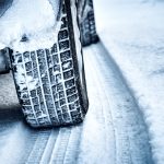 Car Tires in Snow