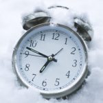 Clock in Snow